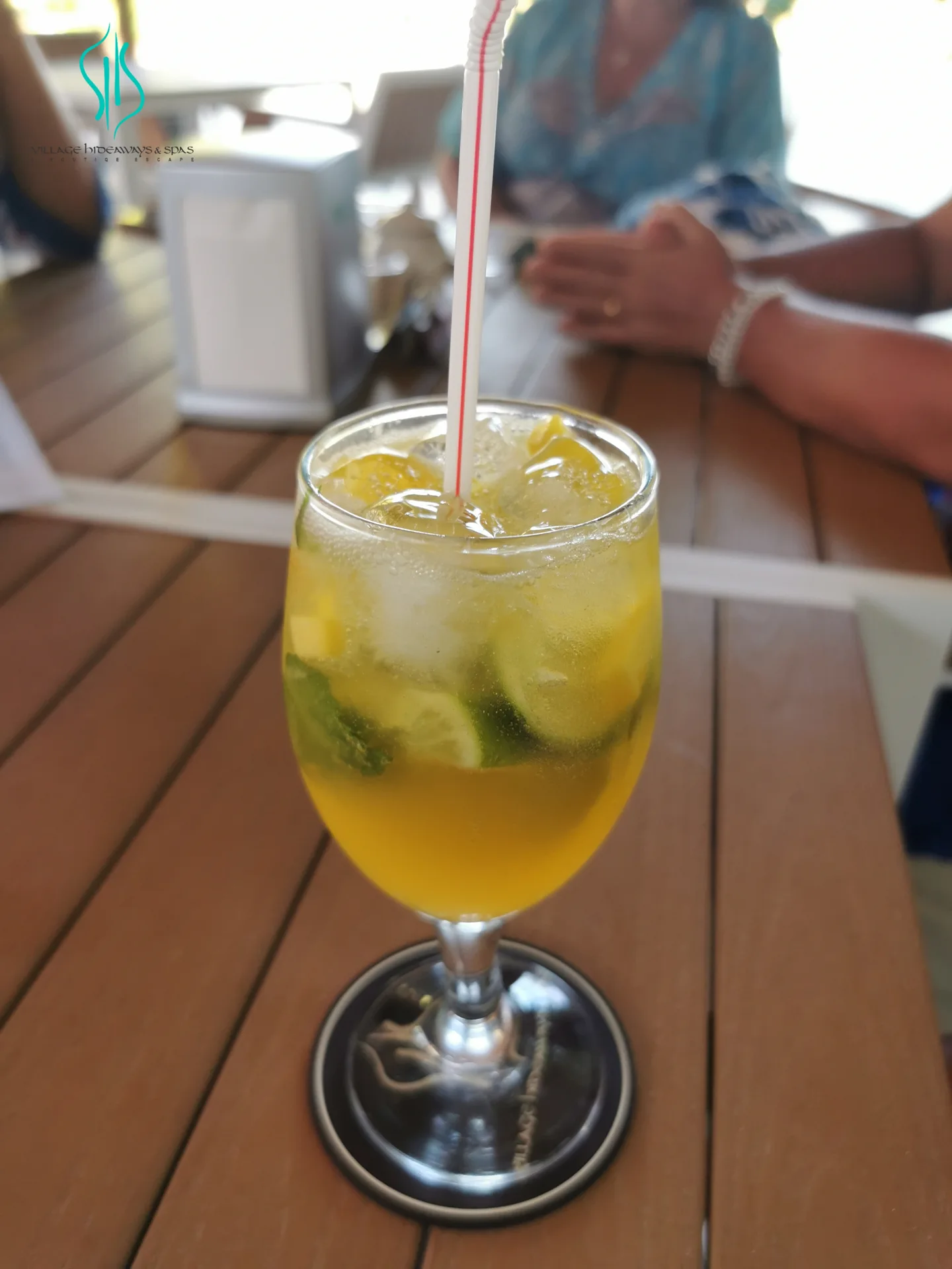 A refreshing island drink